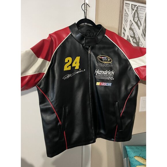 Nascar Jeff Gordon #24 DuPont Wilson Leather Jacket Mens XXL Excellent Condition - Picture 8 of 10